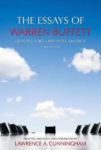 Cover of The Essays of Warren Buffett, selected by Lawrence A. Cunningham