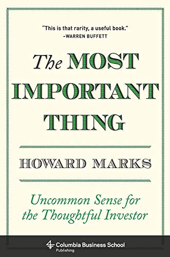 Cover of The Most Important Thing by Howard Marks